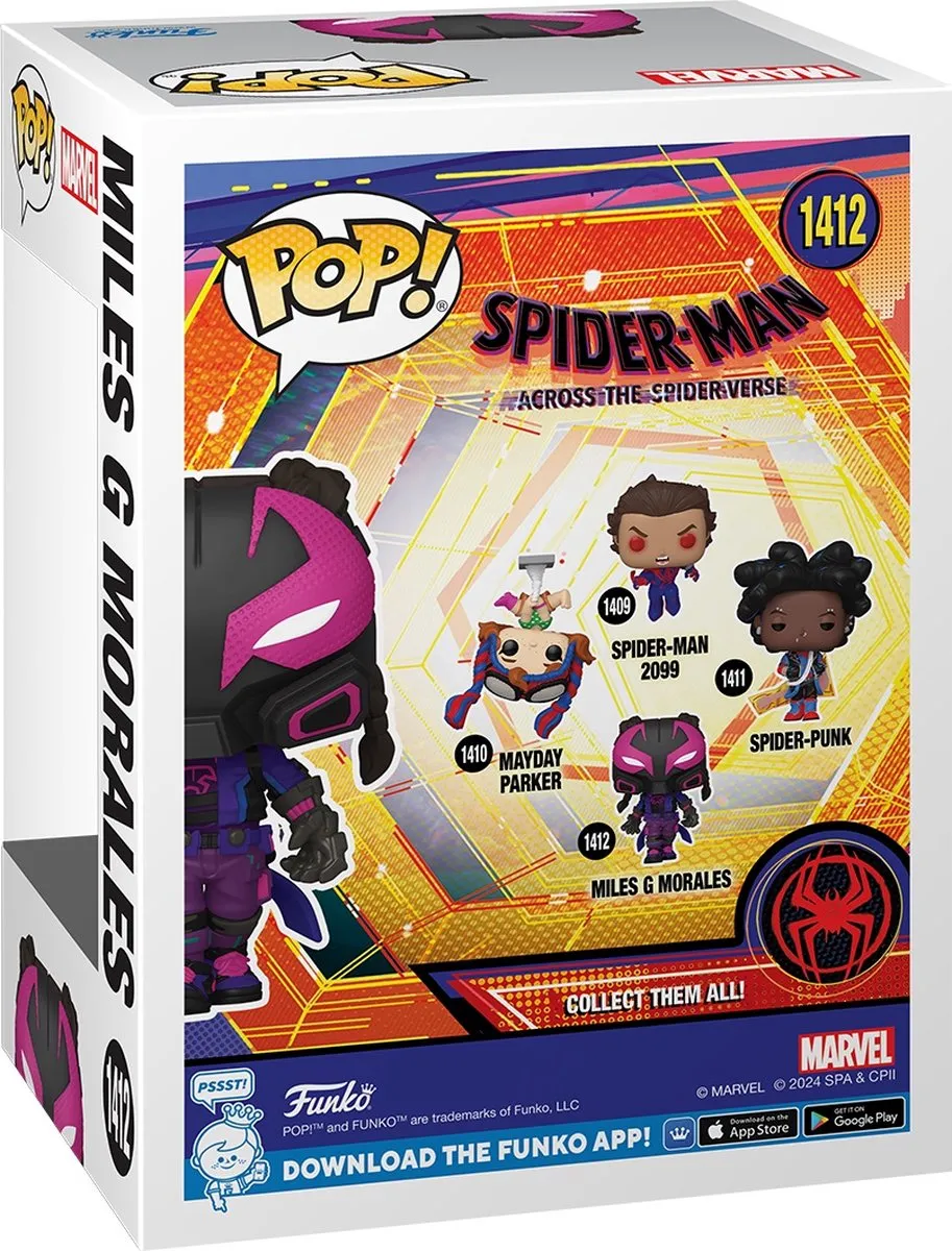 Funko Spider-Man Across the Spider-Verse Miles Morales Pop! 82650 - Multicolor