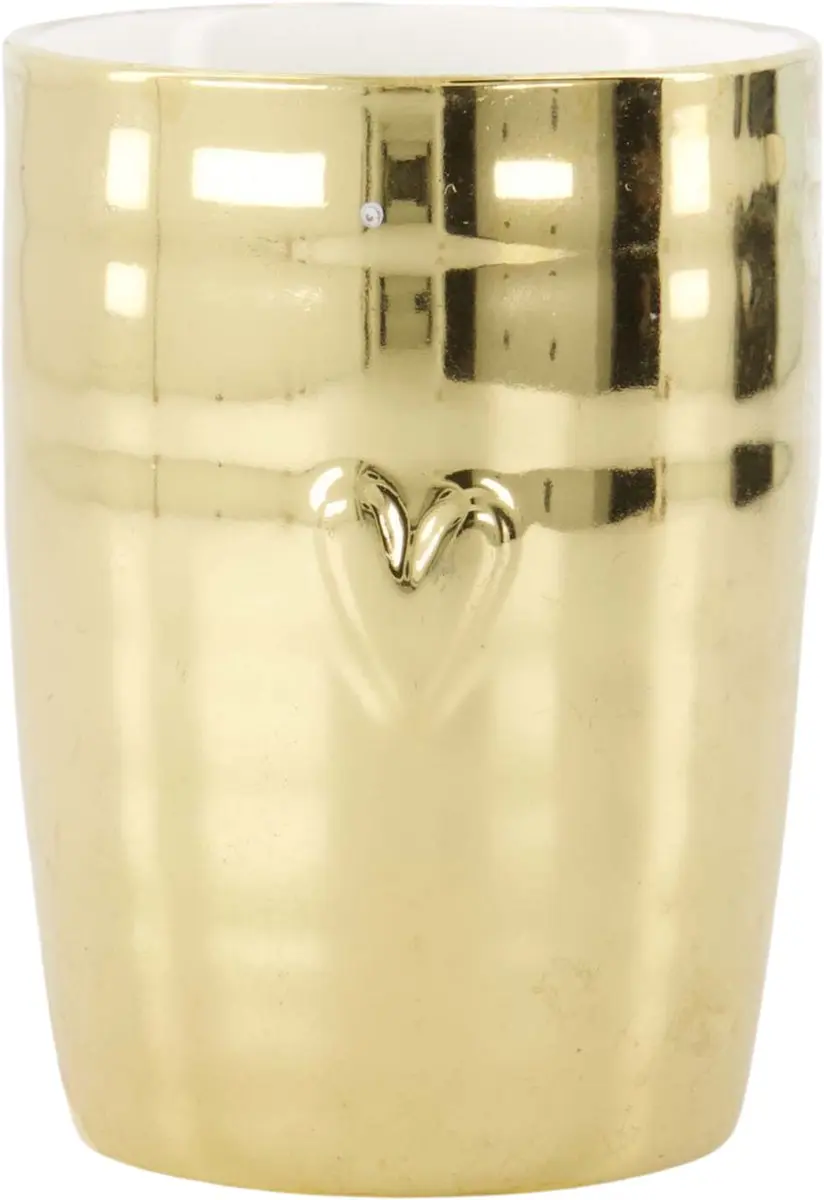 Zusss Geniet & Hartje Mokken - 2 Stuks 225ml - Wit/Goud
