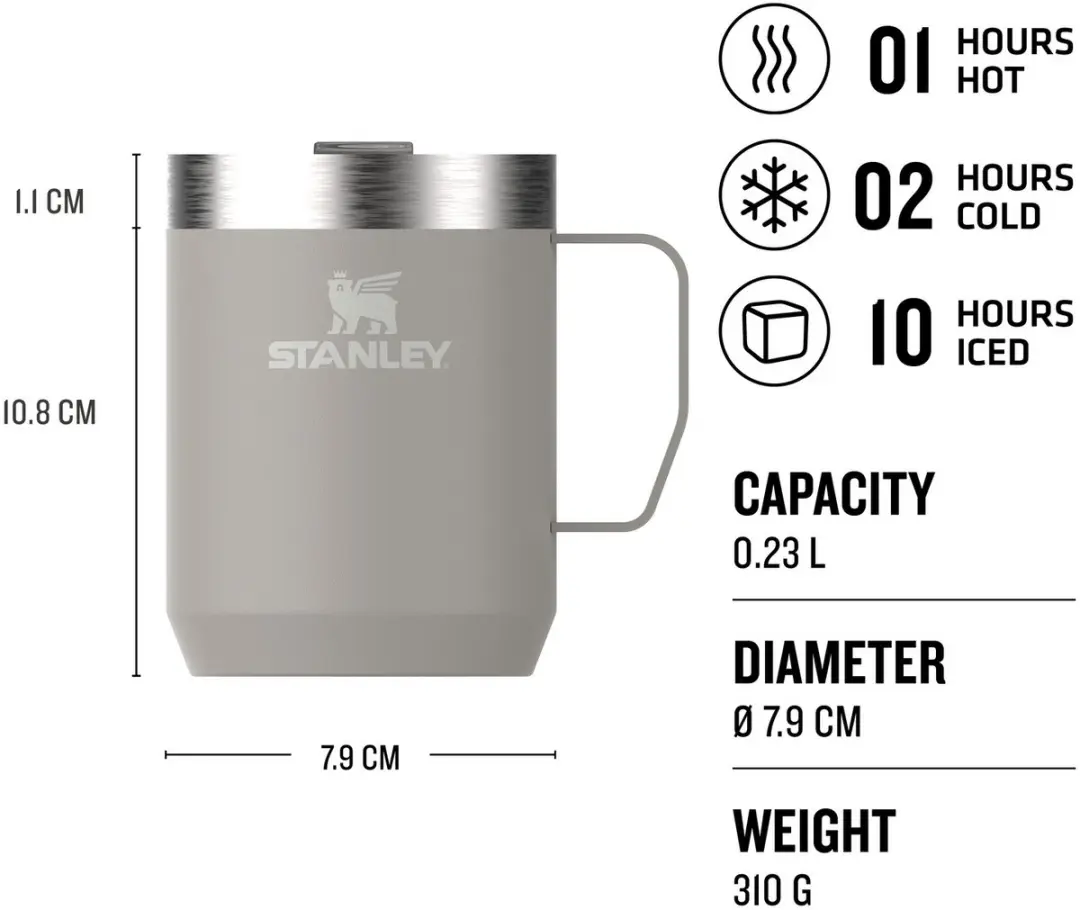 Everyday Camp Mug | 0,23L - Ash