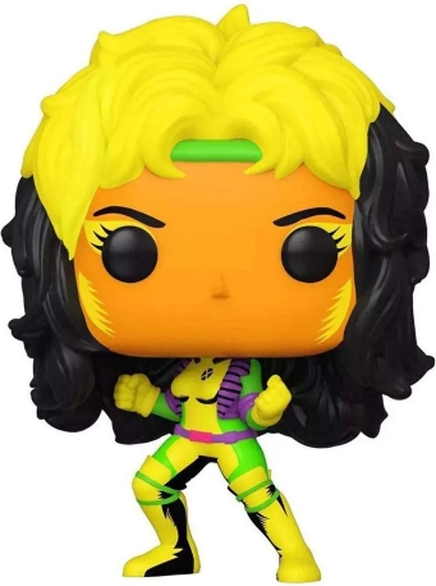 Funko Pop! Marvel Rogue Blacklight Exclusive 55164 - Multicolor