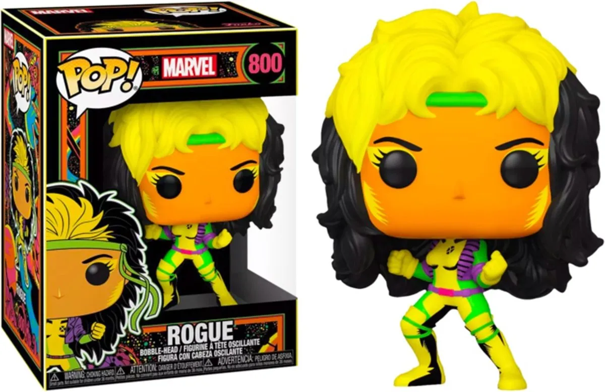 Funko Pop! Marvel Rogue Blacklight Exclusive 55164