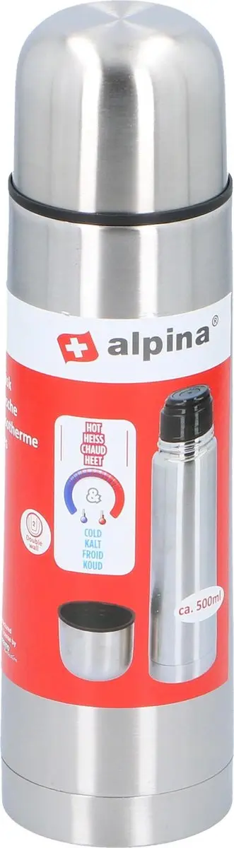 Thermosfles 500 ml - RVS - warm/koud