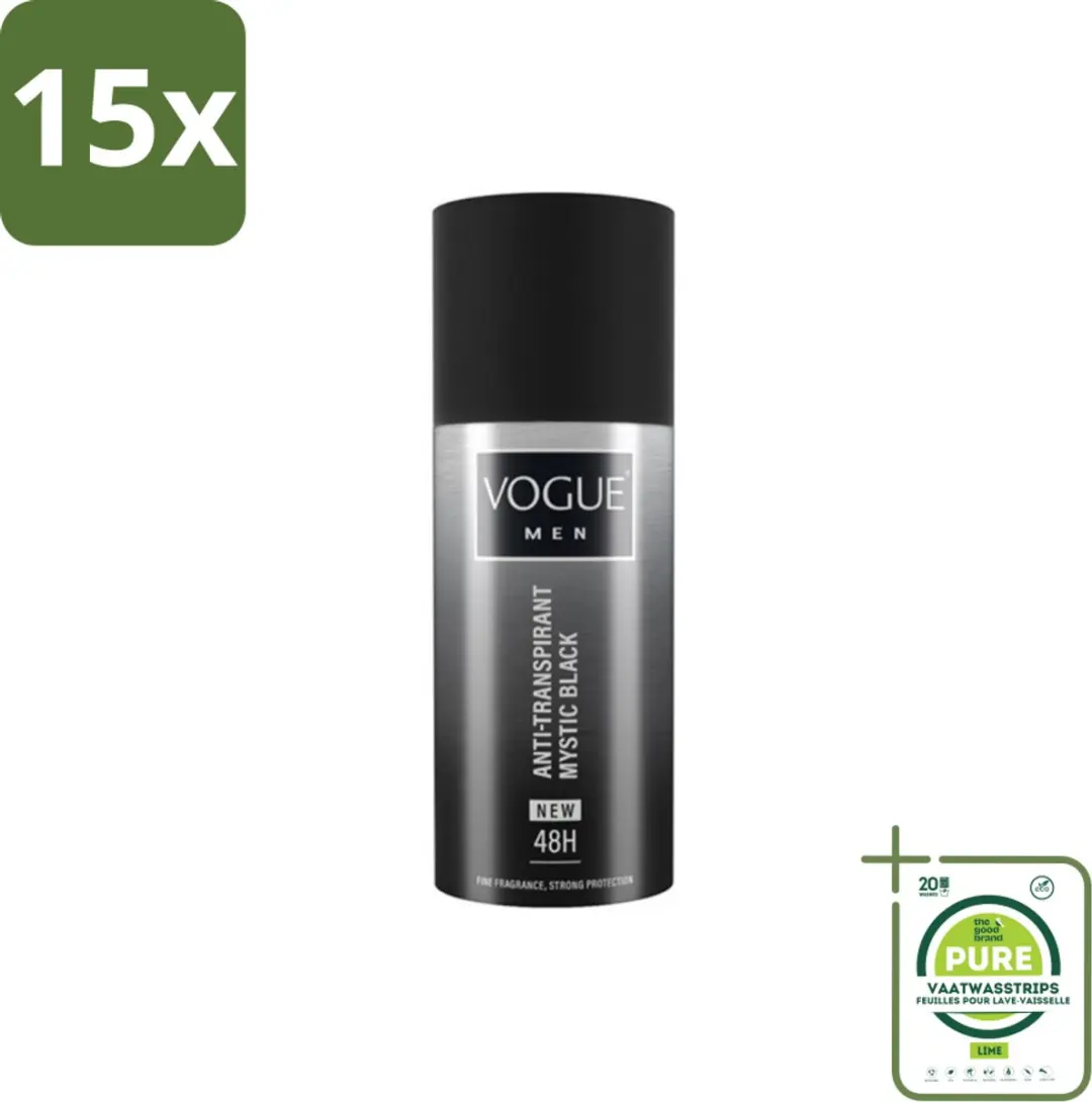 Vogue Men Mystic Black Deodorant Spray 150ml