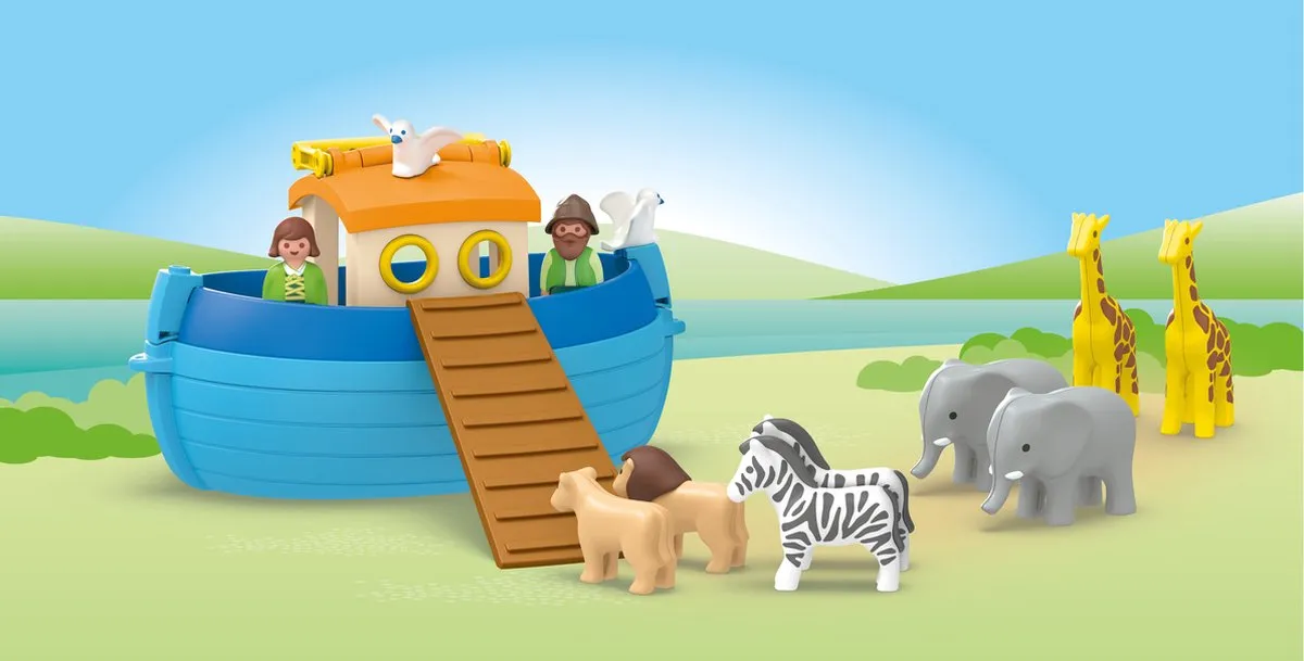 Playmobil Junior Ark van Noach 71681 - Multicolor - afbeelding 6 van 6