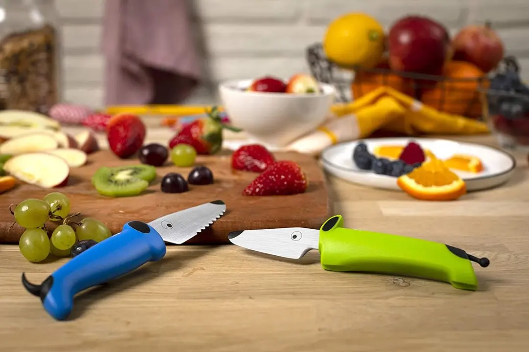 Kuhn Rikon Kinderkitchen Messenset 2-delig - Blauw/Groen