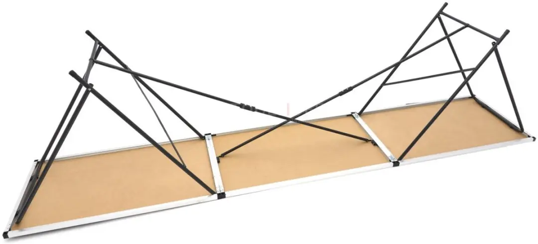 HBM Tavolo Pieghevole Alluminio 300x60cm - Voor Behang