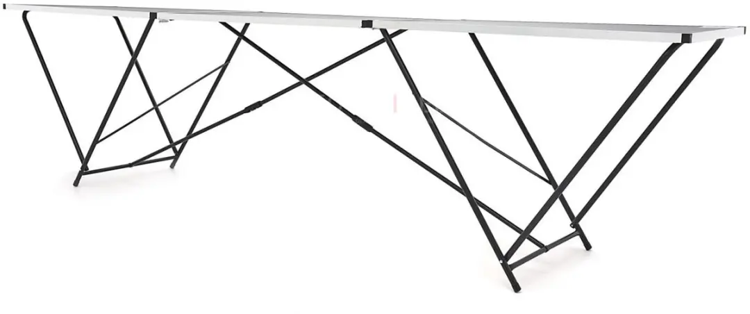 HBM Tavolo Pieghevole Alluminio 300x60cm - Voor Behang