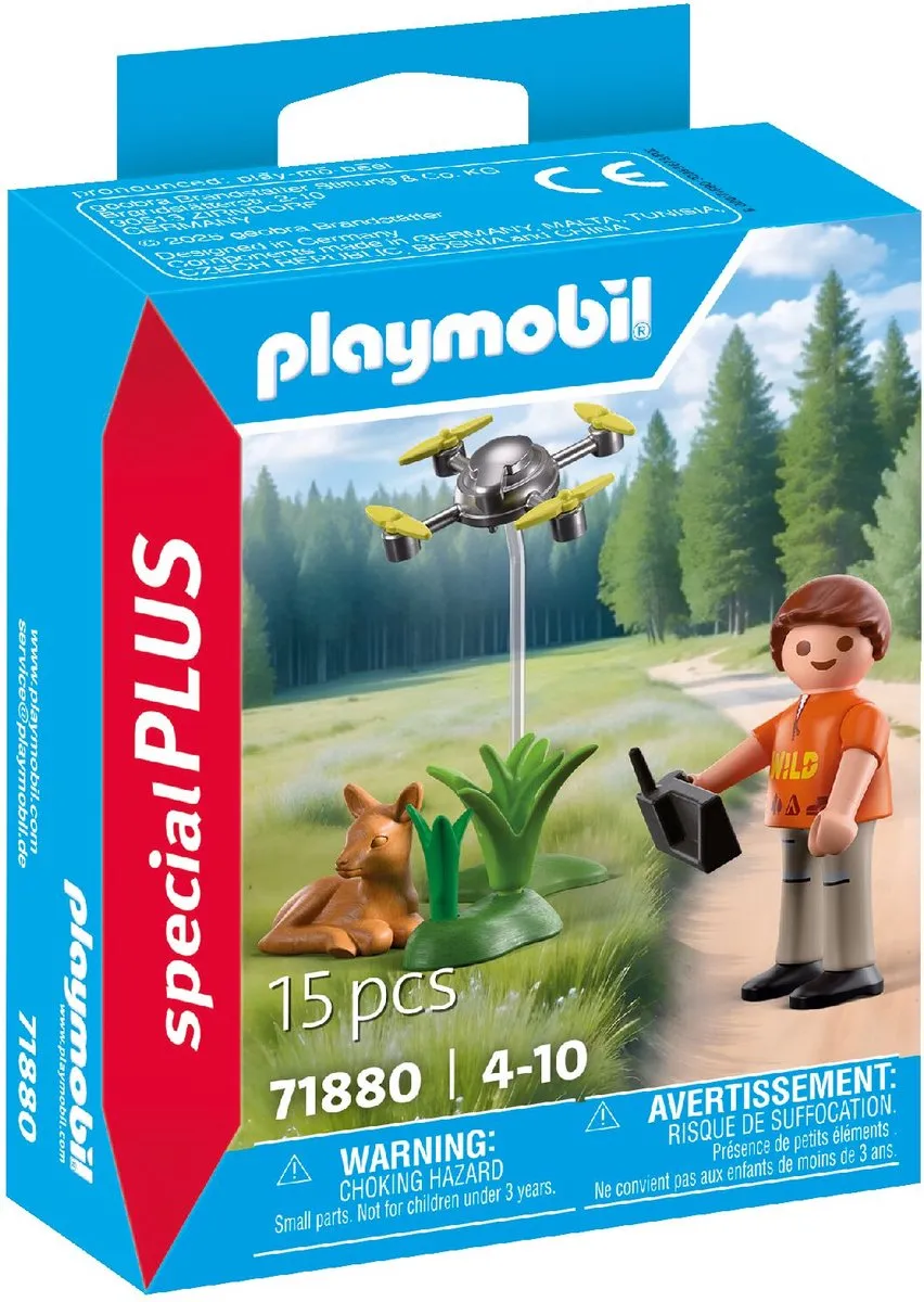 Playmobil 71880 Redding Hertenkalf met Drone