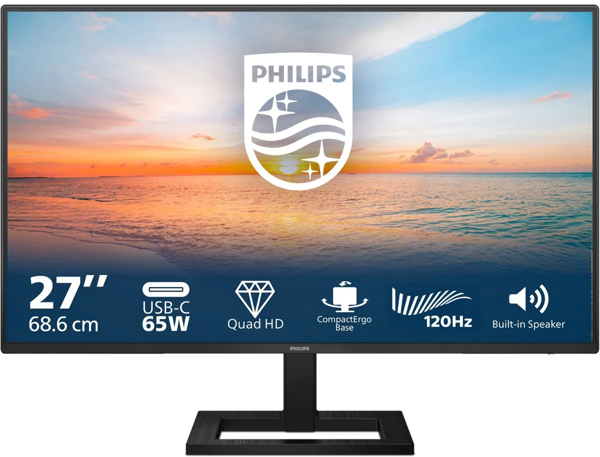 Philips 27E1N1600AE QHD IPS Monitor 27" - USB-C 65W