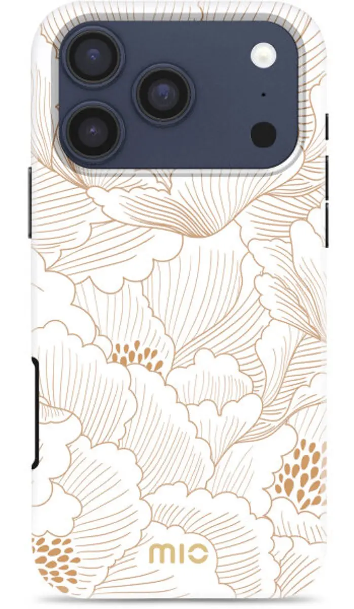 Mobilize MIO White Roses MagSafe iPhone 18 Pro Hoesje