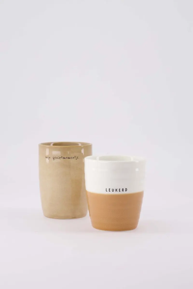 Zusss Cadeauset 2 Koffiemokken Keramiek
