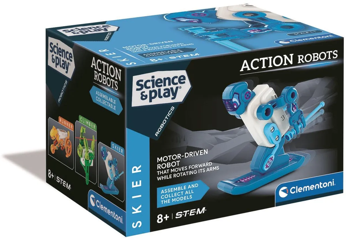 Clementoni Ski Robot Bouwpakket STEM