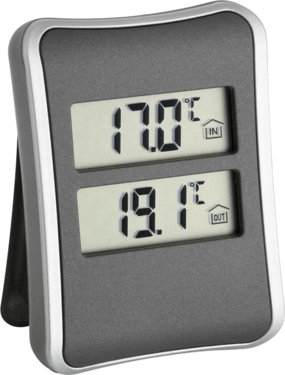 TFA Dostmann 30.1044 Horloge - Zilver