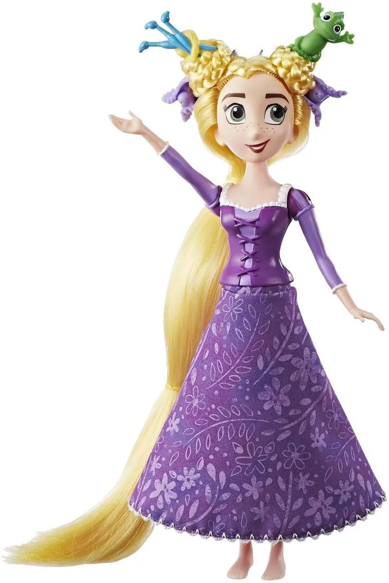 Disney Princess Tangled Rapunzel Spin & Stijl Speelfiguur - Multi Color