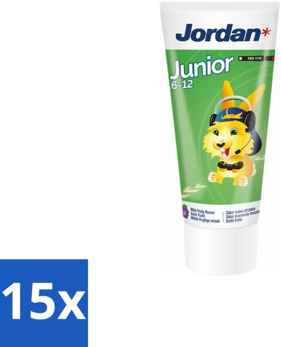 Jordan Junior Tandpasta 50ml