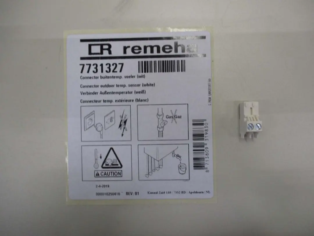 Remeha Stekker RAST 5 Buitentemperatuur 7731327