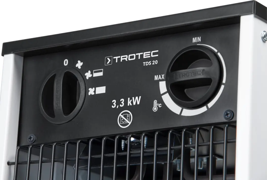 Trotec TDS 20 Elektrische Kachel 3100W - Wit