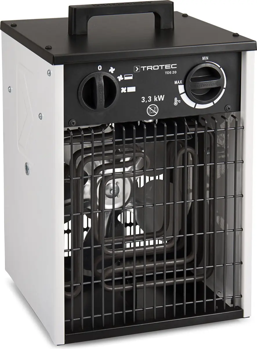 Trotec TDS 20 Elektrische Kachel 3100W - Wit - afbeelding 6 van 6