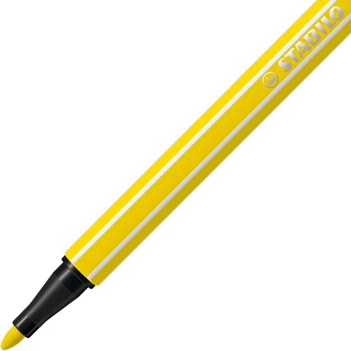 STABILO Pen 68 Viltstift - Citroengeel - 10 Stuks