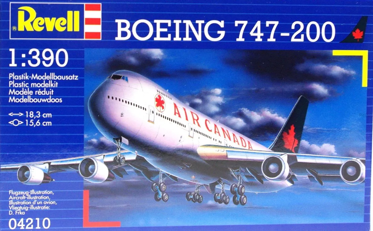 Revell Boeing 747-200 Air Canada Modelbouwpakket 1:400 - Multi