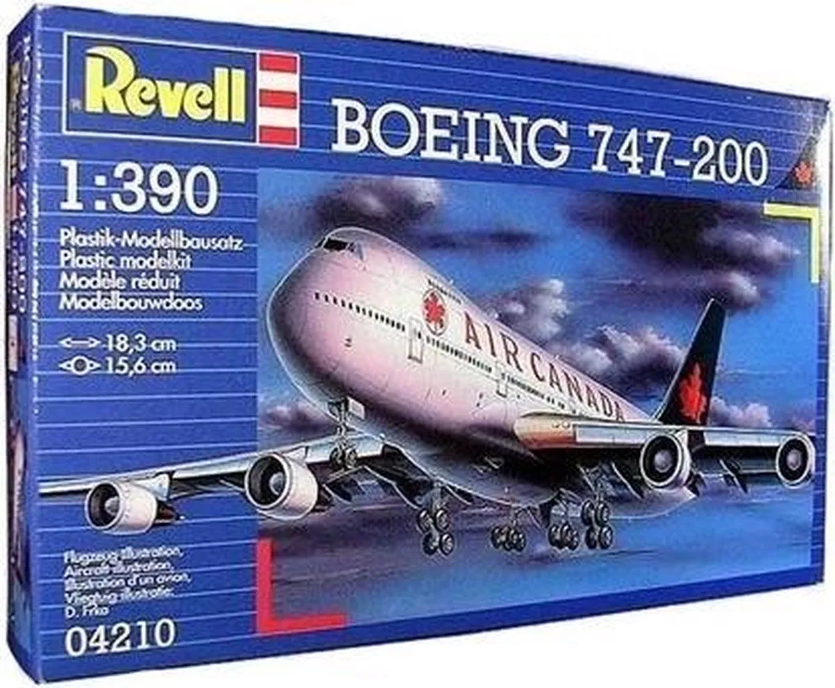 Revell Boeing 747-200 Air Canada Modelbouwpakket 1:400 - Multi