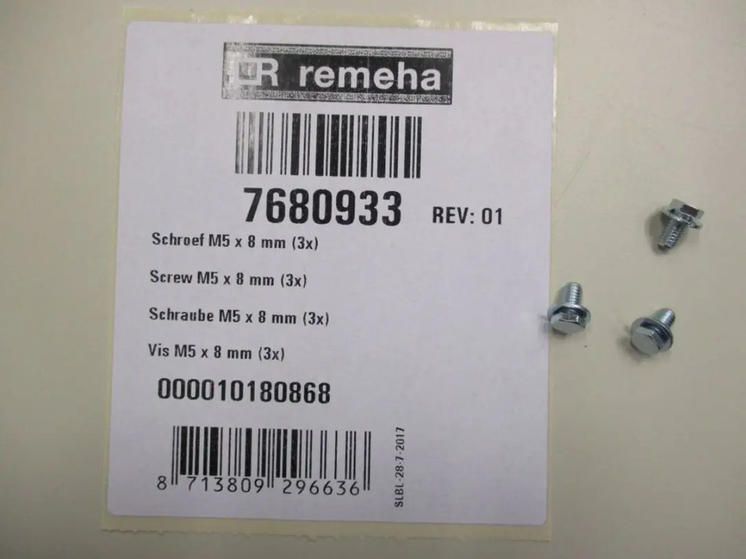 Remeha Schroef M5x8