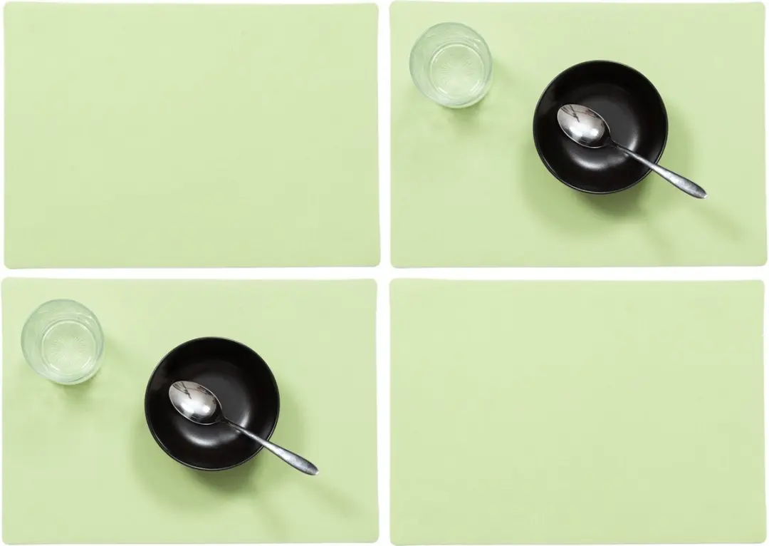 Wicotex Luxe Placemats Mintgroen