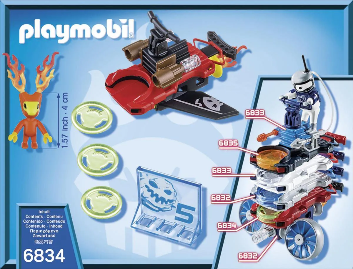 Playmobil Sparky Disc-Shooter 6834 - Multicolor
