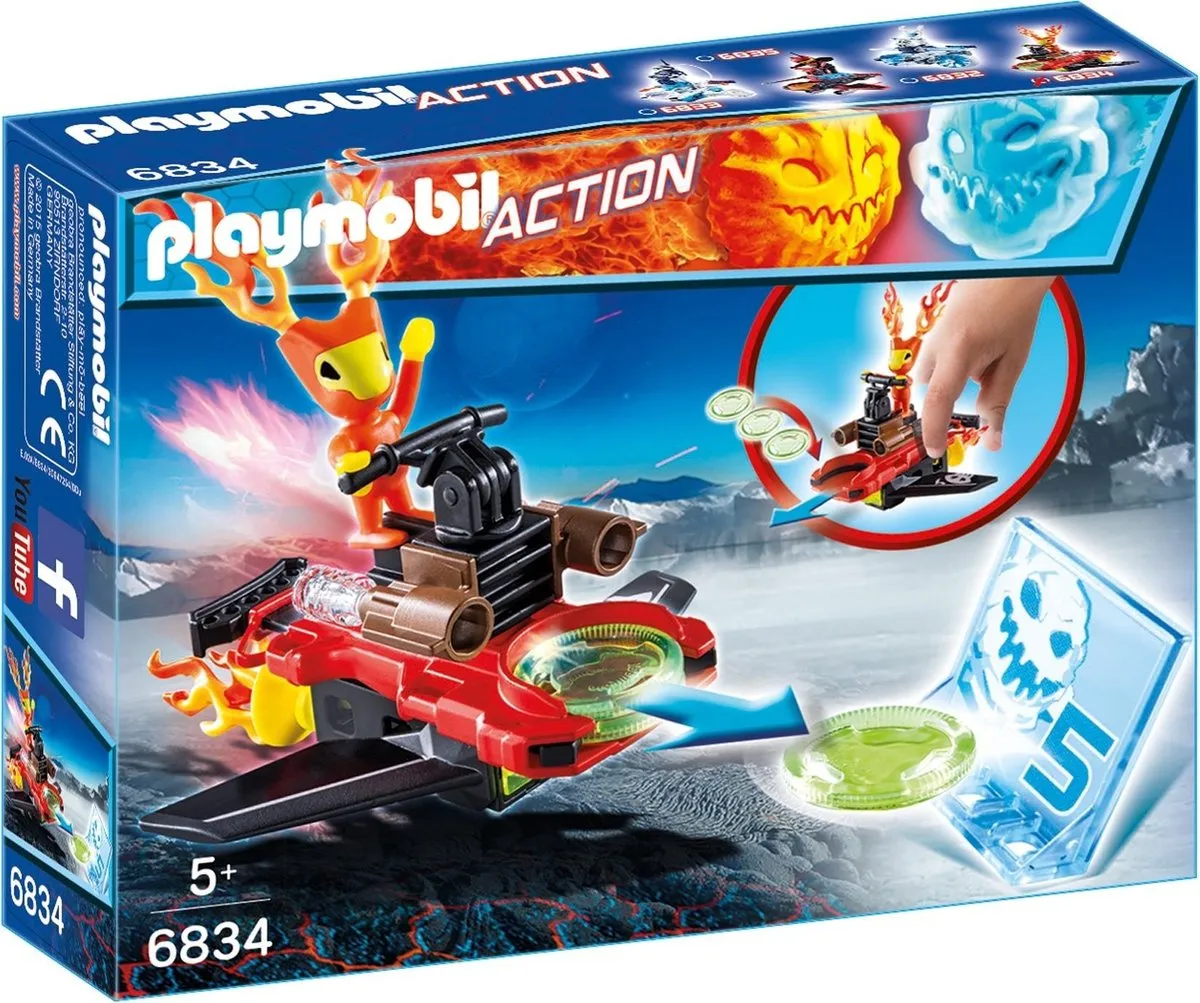 Playmobil Sparky Disc-Shooter 6834 - Multicolor