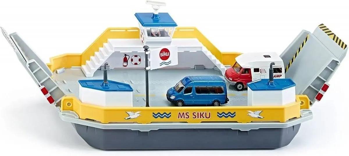 SIKU 1750 Autoveerboot - Meerkleurig