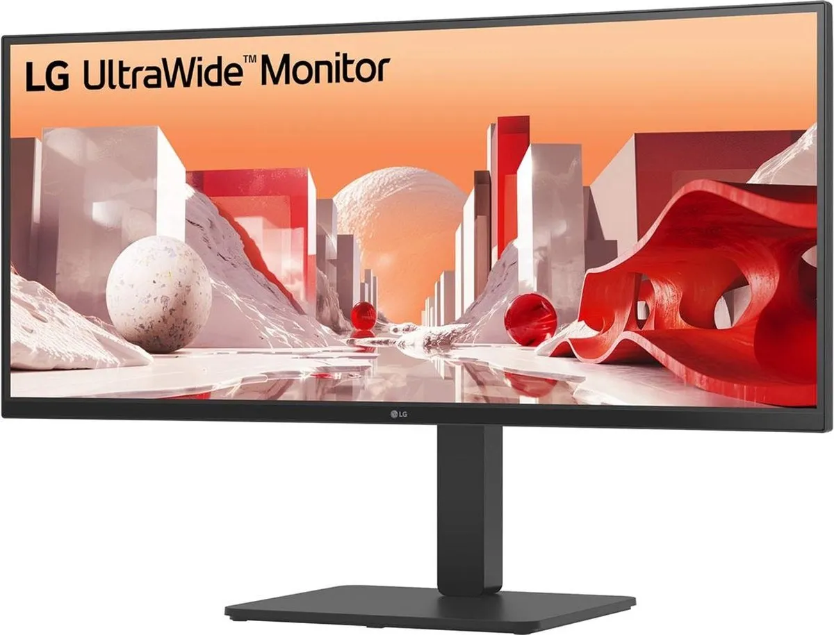 LG 34BA75QE-B Ultrawide Monitor 34 inch - QHD IPS - USB-C 90W