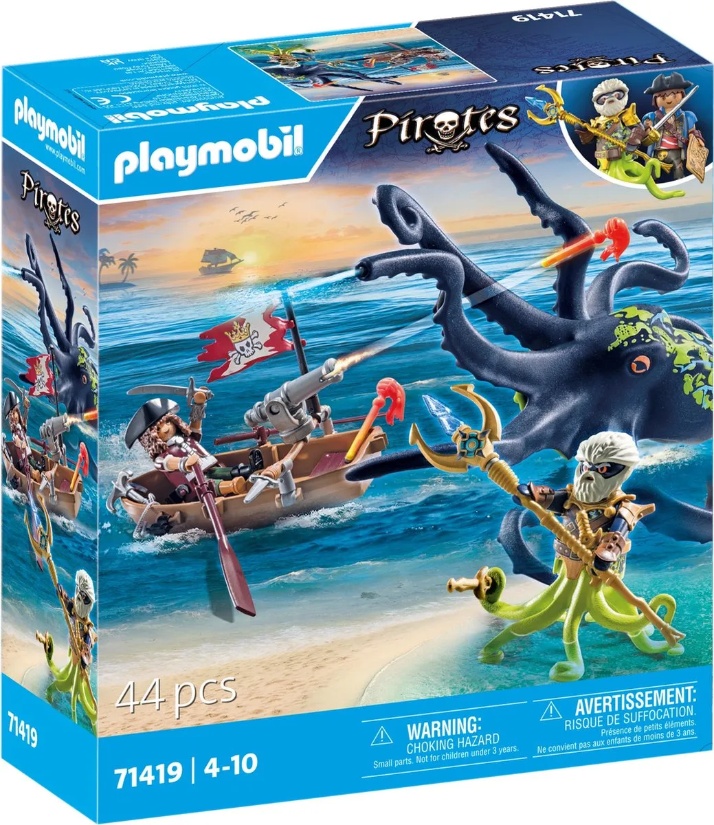 Playmobil Pirates Gevecht tegen de Reuzenoctopus 71419
