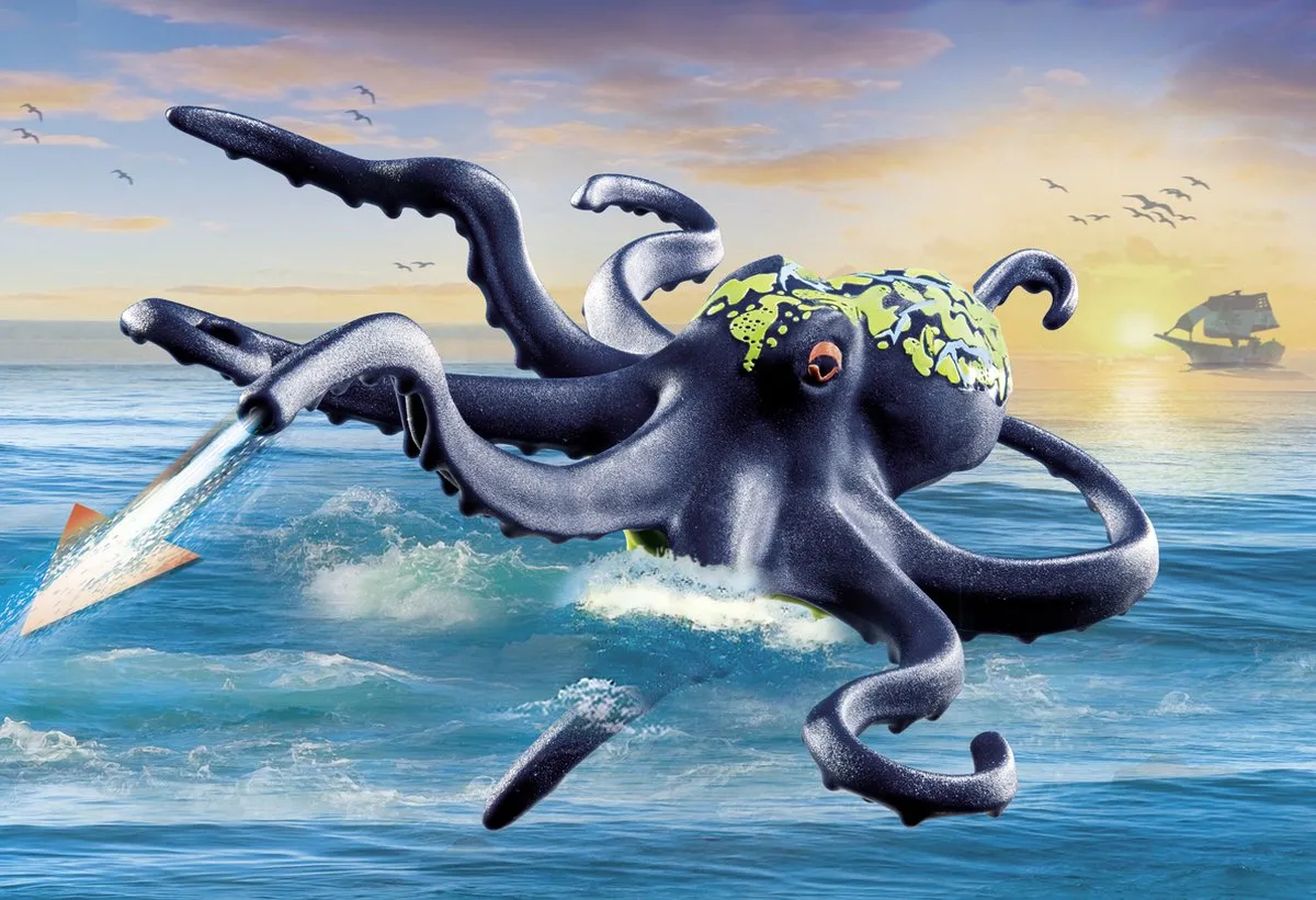 Playmobil Pirates Gevecht tegen de Reuzenoctopus 71419 - Multicolor