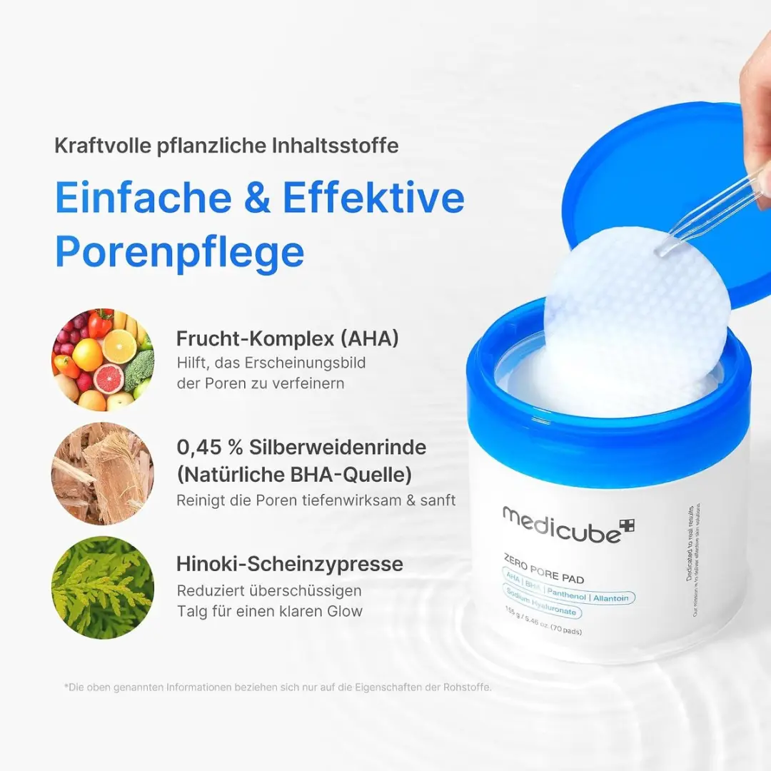 Medicube Zero Pore Pad 2.0 Exfoliërende Toner Pads - 70 Stuks