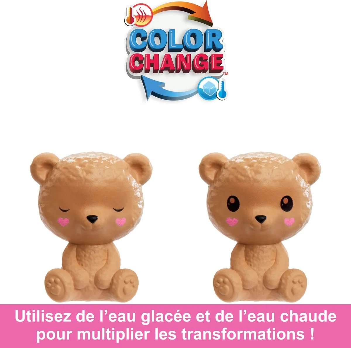 Barbie Cutie Reveal Pop HRK30 - Teddybeer Dolfijn Pop 13,9cm