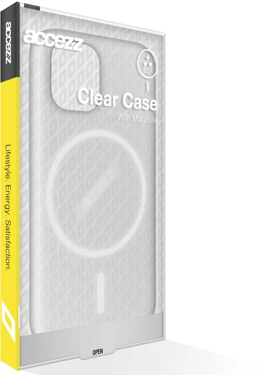 Accezz Hoesje iPhone 14 Pro Transparant - MagSafe