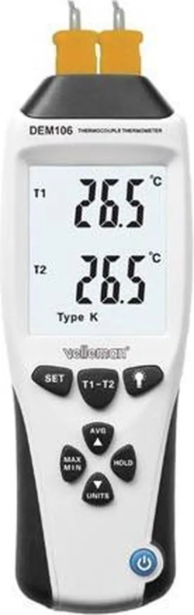 Velleman Thermometer Type K/J