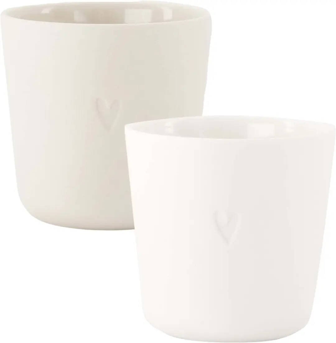 Zusss Set Van 2 Koffiemokken Hartje
