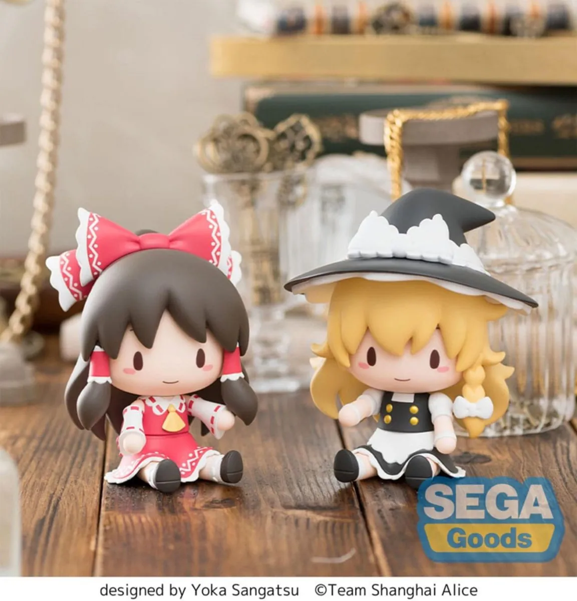Sega Touhou Project Fuwa Petit Chibi Figure Marisa Kirisame - 9cm - Multi
