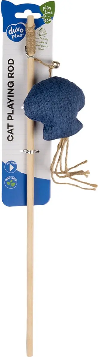 Duvo+ ECO Navy Speelhengel Octopus Catnip - Kattenkruid