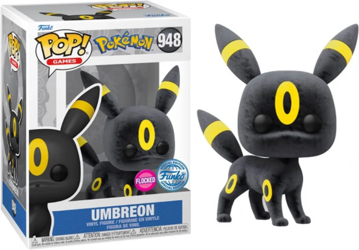 Funko Pop! Pokémon Umbreon Flocked Exclusief