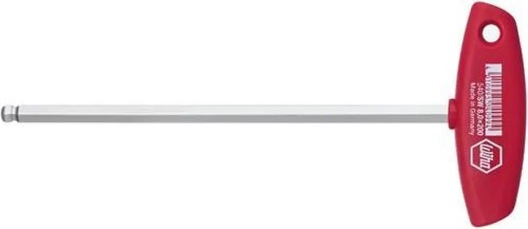 Wiha 540 Inbus Schroevendraaier T-greep 6x150mm - Rood