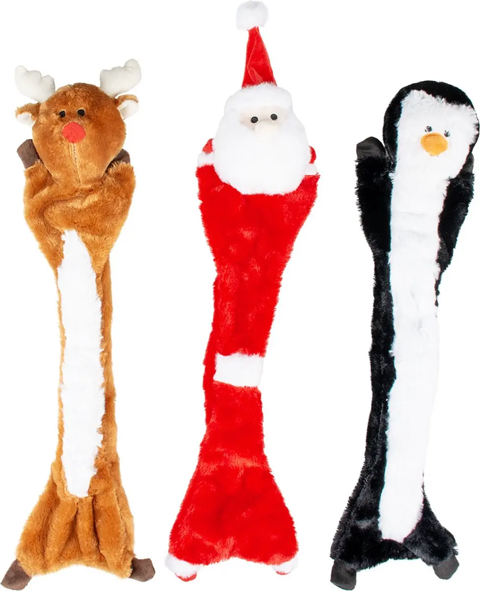 Duvo Xmas Pluche Knuffel Crackle 55x13x7cm