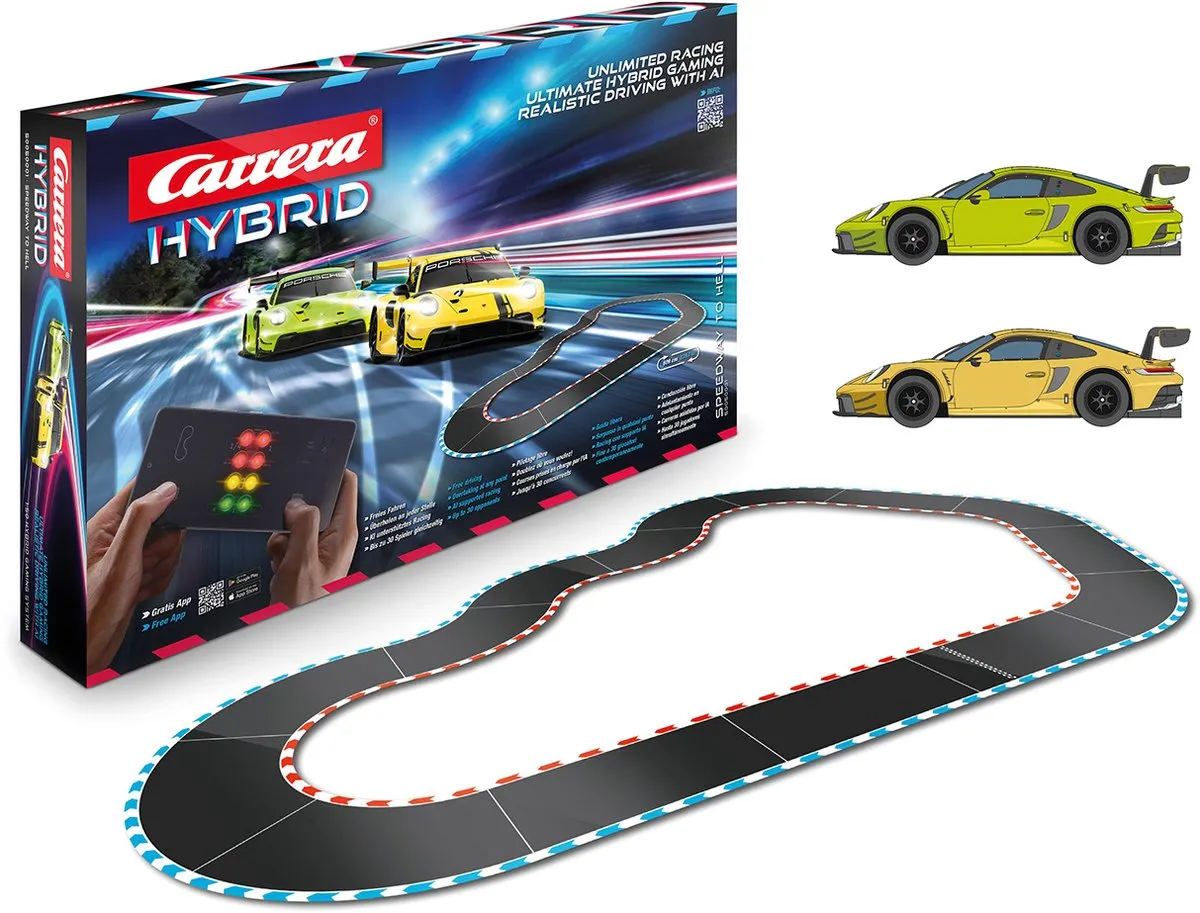 Carrera HYBRID Racebaan CAR50050001 - Porsche 911 GT3 R - 6,09m