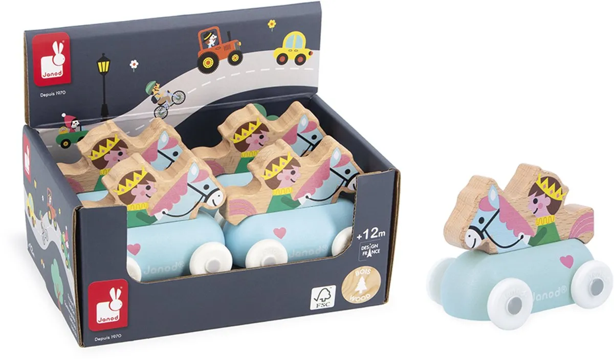 Janod Cross Roads Prinsenwagen 11.5923 - Blauw
