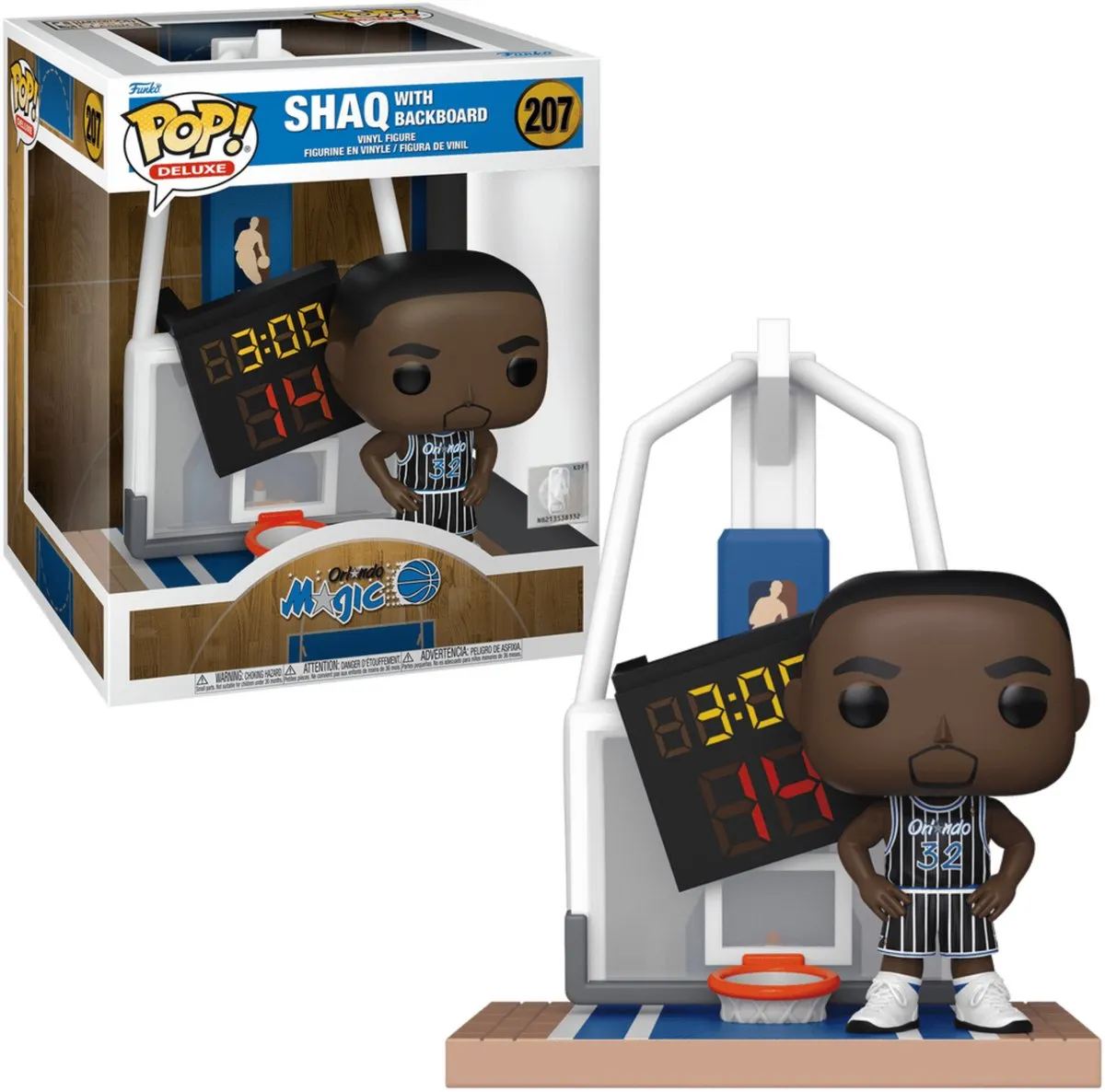 Funko Pop! NBA Magic - Shaq with Backboard #207 Deluxe - Veelkleurig