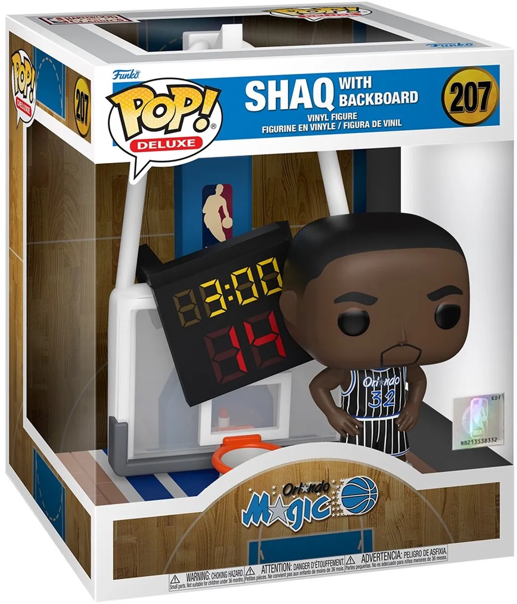 Funko Pop! NBA Magic - Shaq with Backboard #207 Deluxe - Veelkleurig