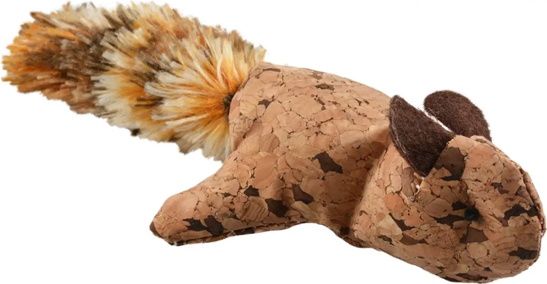 DuvoPlus Cork Eekhoorn Kat Speeltje