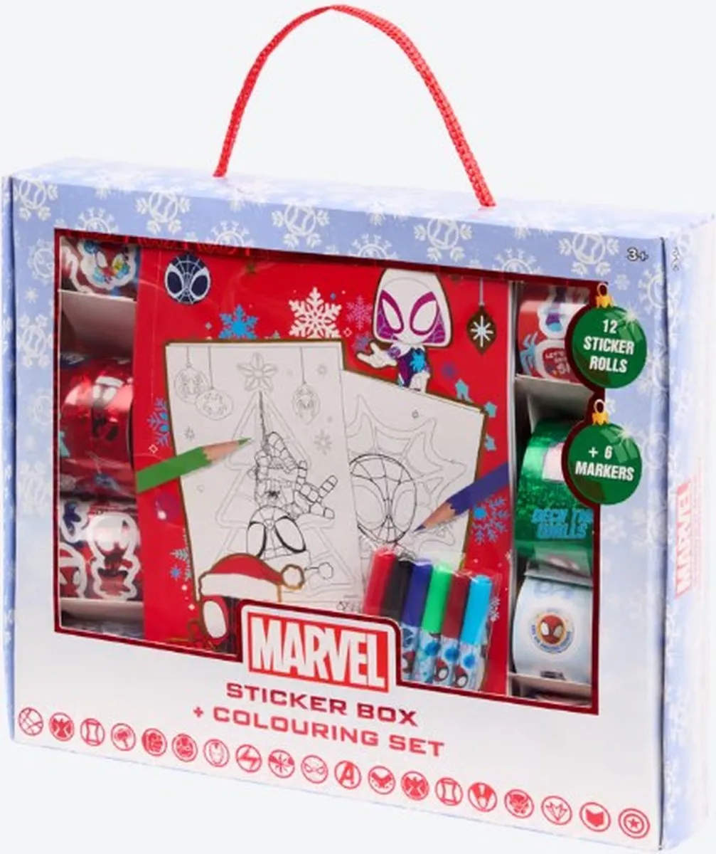 Disney Marvel Kerst Kleurboek - Multicolor