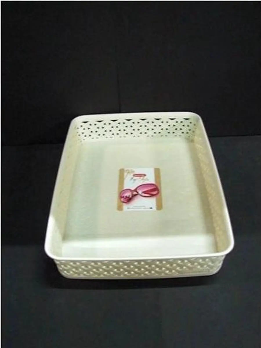 Curver My Style Tray Opbergmand A4 - L - 5.5L - Vintage wit